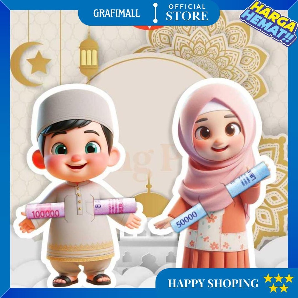 

5 Pack Amplop Lebaran 2025 Isi 50 Pcs Amplop Karakter Lucu Amplop Angpao Idul Fitri Lucu D Gratis Ongkir