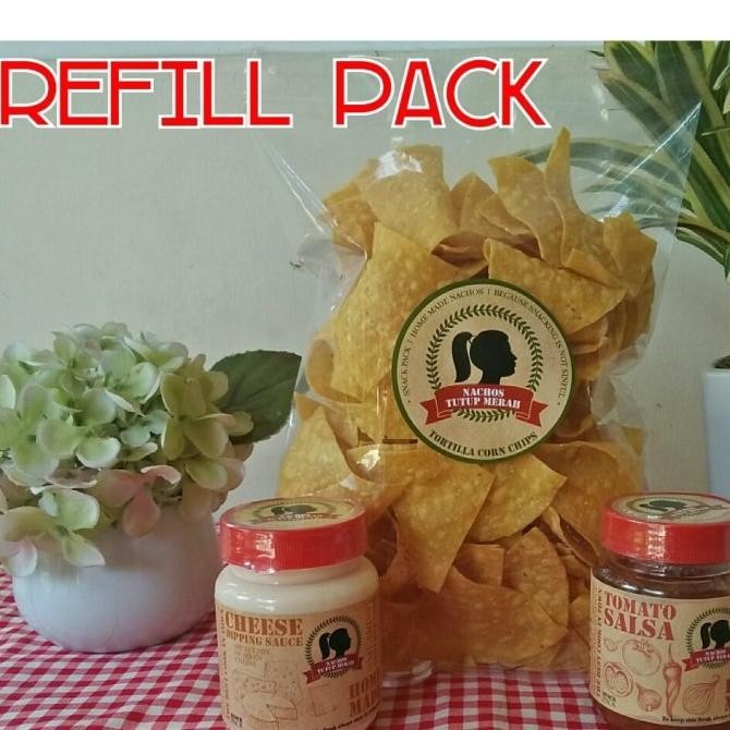 

Sale Cemilan Sehat Nachos Tutup Merah Refill Pack