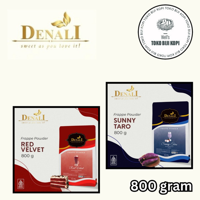 

Denali Frappe Powder / Bubuk Minuman Flavour Merk Denali - 800 Gram {TerlarisBest Seller}