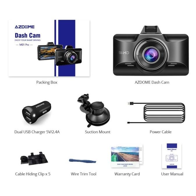 Grosir Azdome Dash Cam Dash Camera Mobil 1080P Dashcam