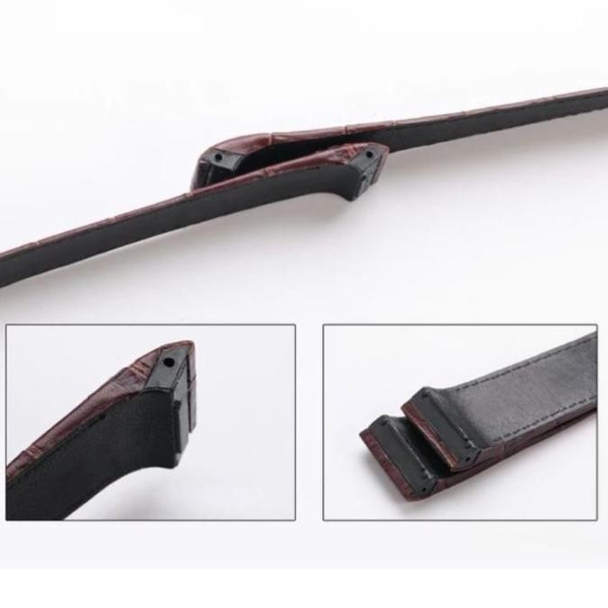 Grosir New Tali Strap Jam Tangan Cartier Santos Catir Leather Kulit Super Pria Wanita Ready