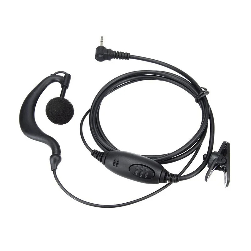 Headset Mic Walkie Talkie PTT Single Earpiece 1 Pin Motorola
