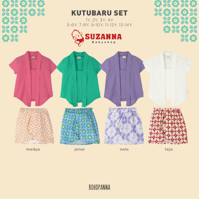 Bohopanna Kutubaru Set - Baju Setelan Anak