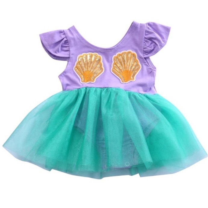 DRESS MERMAID BAYI ANAK PEREMPUAN IMPORT