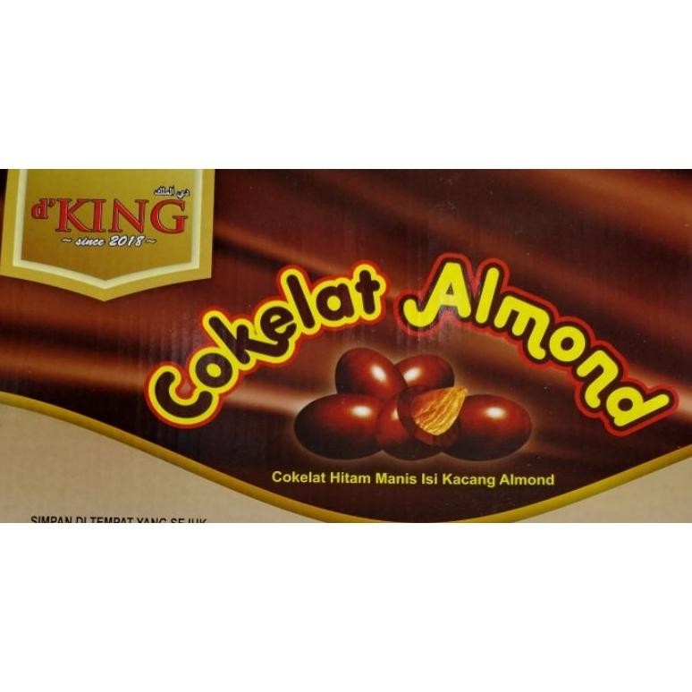 

VIRAL Cokelat Kacang Almond Bonibol D'King Per Toples Bag 40 PC TY69