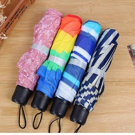 yl-24 DP Payung Lipat Motif Estetik Random Folding Umbrella Payung Lipat Motif Beragam Estetik Hemat