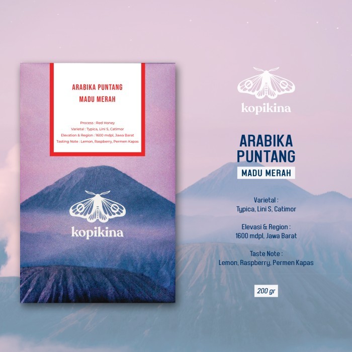 

Kopi Arabika Puntang Madu Merah 200 Gr