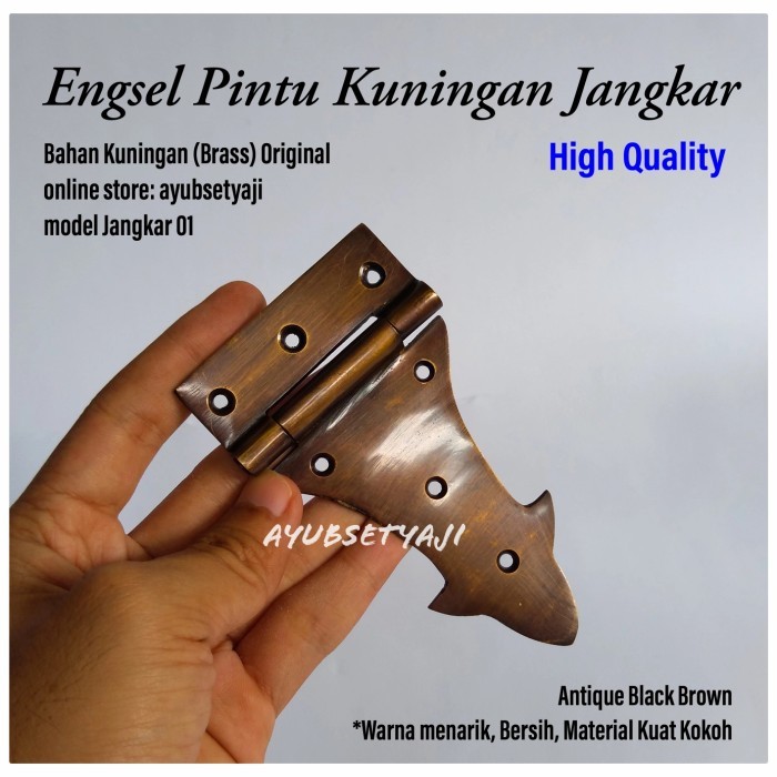 My Engsel Pintu Kuningan Panah Jangkar 01 Klasik Antik Kuat Tebal Engsel