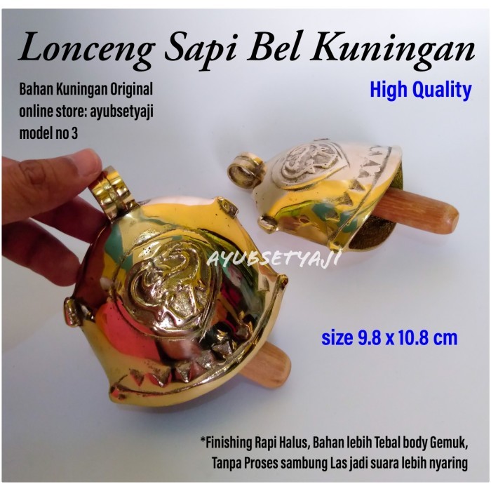 

My Lonceng Kuningan Sapi No3 Kuningan Kluntung Sapi Lomcegg Pagar Kambing