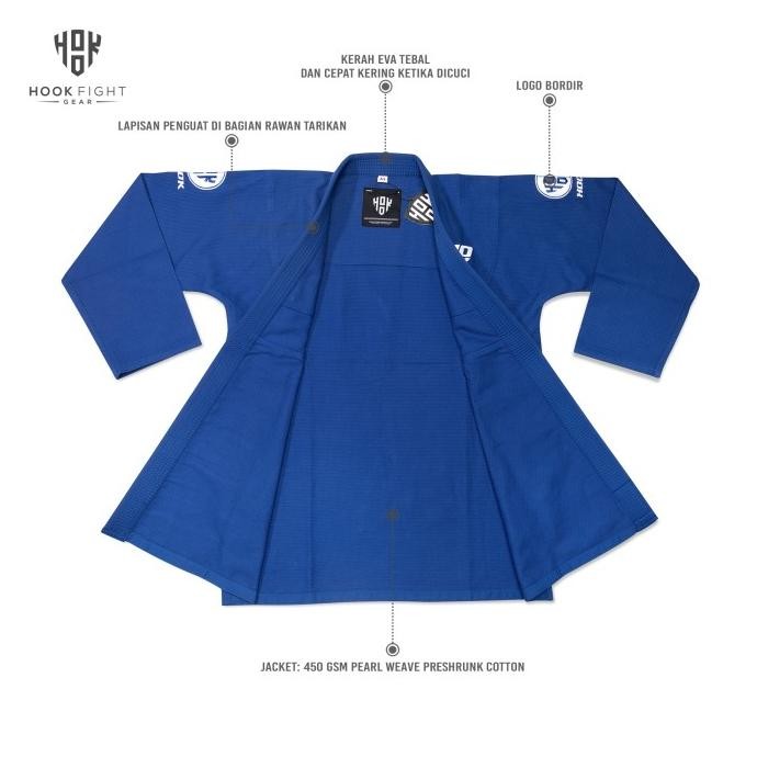 Gi BJJ Hook, Gi Jiujitsu, Gi Jujitsu, Bjj Gi, Gi Bjj, Gi Bjj Jiu Jitsu Terlaris