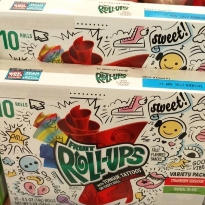 

Sale Ready Fruit Roll Ups Variety Pack Import 10 Pcs Jolly Rancher Permen