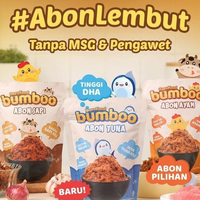 

Bumboo Abon Mpai Bayi Lembut 100 Gr Daging Ayam Api Abon Ana Non Mg