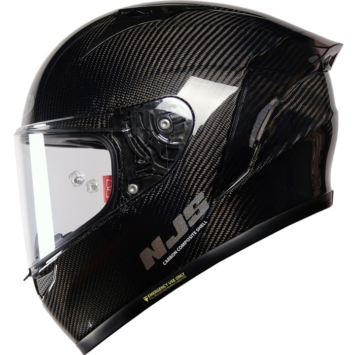 Njs Zx-1R Carbon Twill Gloss/Doff Helm Full Face