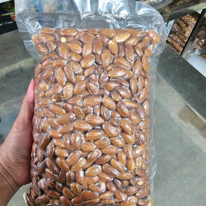 

Produk Viral Almond Panggang 1 Kg Rasa Original Kemasan Vacum , Kacang Almond Cod