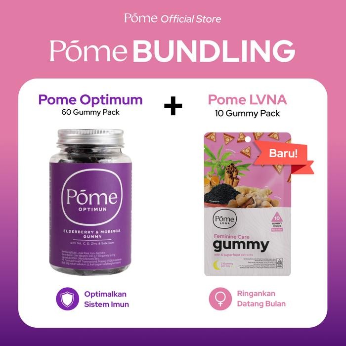 

Diskon Pome Bundling (Pome Optimun 1 Botol & Pome Lvna 1 Sachet) - Lebih Hemat! Packing Aman