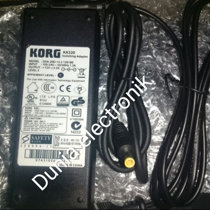 Adaptor keyboard Korg PA500/PA 500 ori pabrik kualitas bagus