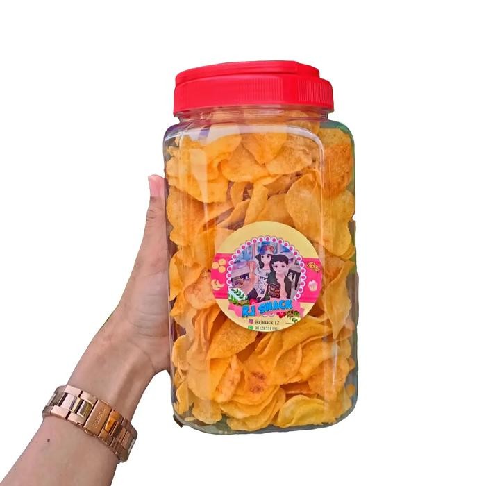 

Terbaru!! Keripik Kentang Original Premium Crunchy Crispy Kemasan Toples Jumbo 320Gr Camilan Kering