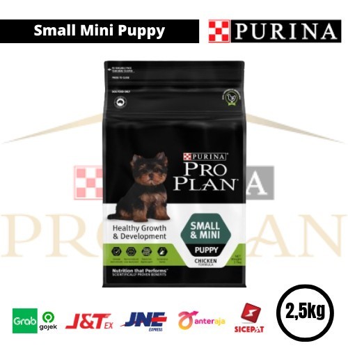 PROPLAN DOG PUPPY SMALL & MINI Breed (Chicken) Dry Food 2.5Kg