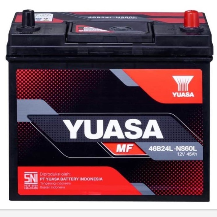 Accu Yuasa NS60S / NS60L / NS60LS / NS60 MF 45Ah Kering Flash Sale