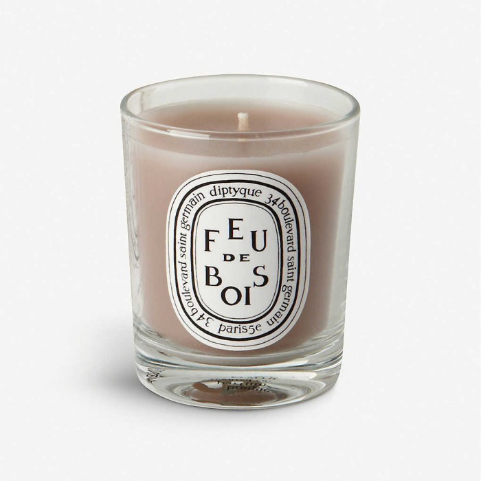 DIPTYQUE Feu de Bois mini scented candle/lilin aroma terapi