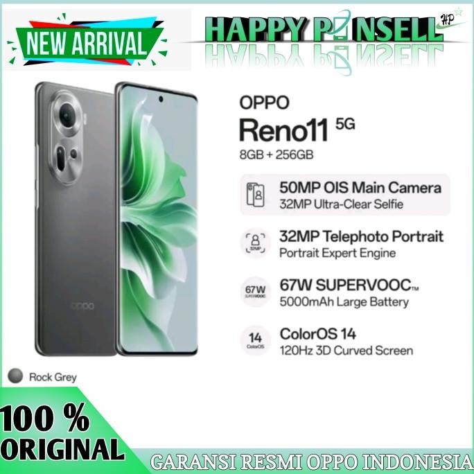Oppo Reno 11 5G 8/256 | Oppo Reno11 Pro 5G Ram 12/512 Gb Garansi Resmi Original