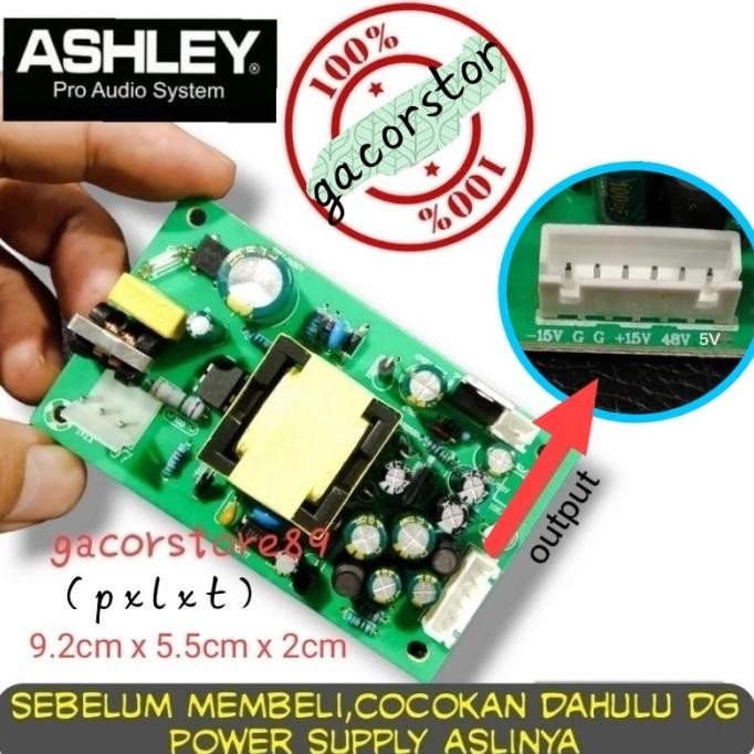power supply regulator mixer ashley ori original asli stok terbatas