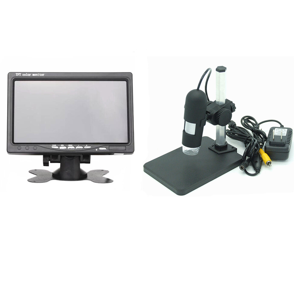 KYH 7 Inch 2000X  AV Microscope Portable CMOS Borescope  Handheld Endoscope Camera