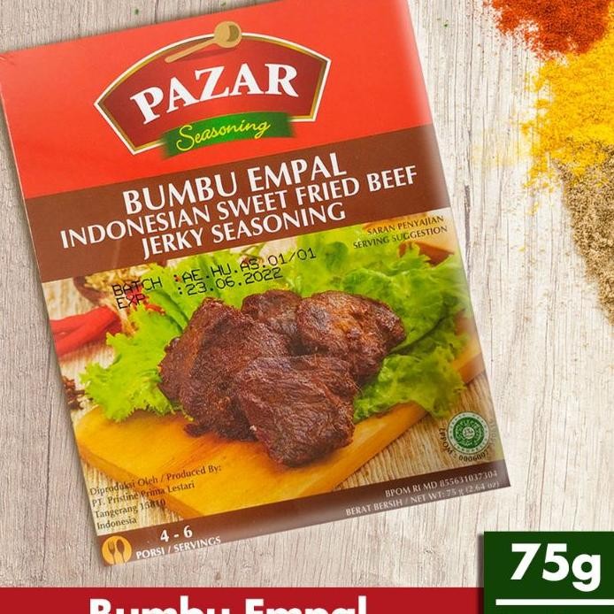 

Afeea Pazar Bumbu Empal Bumbu Maa N Bo 75G