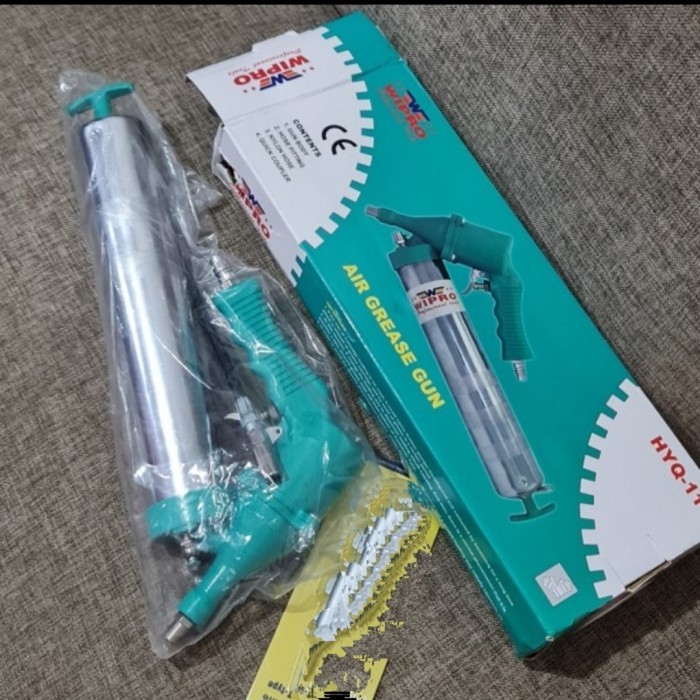 Wipro Air Grease Gun Hyq-11 Alat Tembak Gemuk Angin Tembakan Hyq11