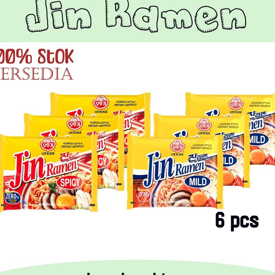 

6 Pc Ottogi Jin Ramen Orea 120G Ramen Faly Pa And Hot