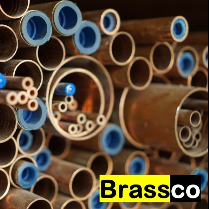 Brassco Pipa Tembaga 7/8" 22.22mm - ASTM B280 - Batangan