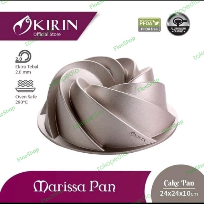 Ready Cetakan Kue Loyang Bolu Cake Pan Premium KIRIN Tebal & Anti Lengket