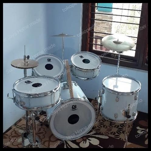 Terlaris Drum Anak Full Set Stainless/ Drum Mini Anak Lengkap Untuk Belajar Good Quality