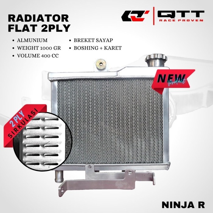 PROMO Radiator qtt Ninja R 150 alumunium