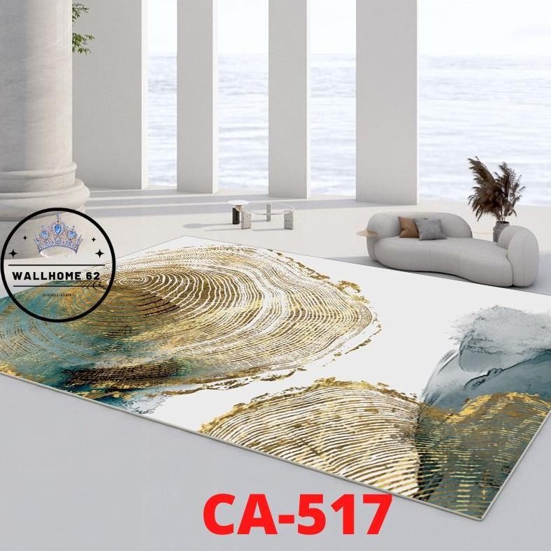 Karpet Eropa Polyester Motif Abstrak