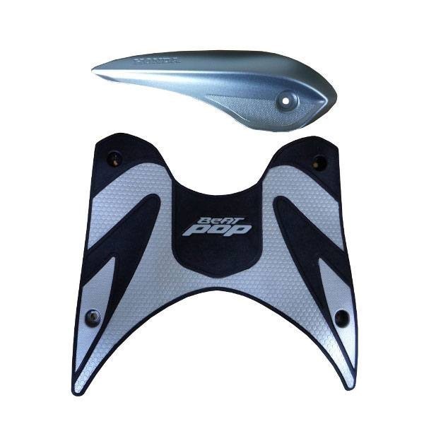 Paket Aksesoris Honda Beat Pop Esp Karpet Motor & Tutup Knalpot Ori
