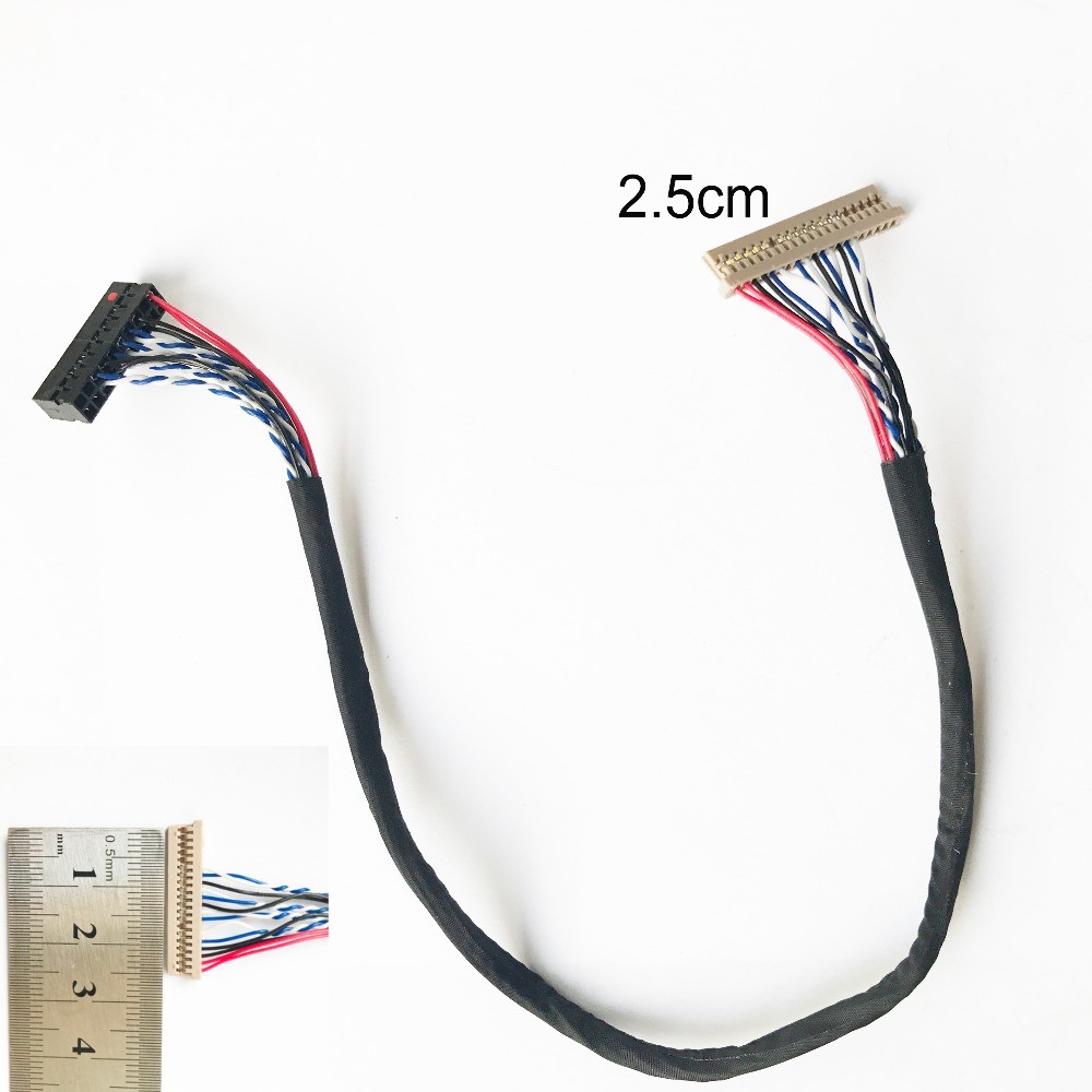 MUSK LTN121W1-L03 LVDS (1 ch, 6-bit) , Connector , 20 pins  lvds cable