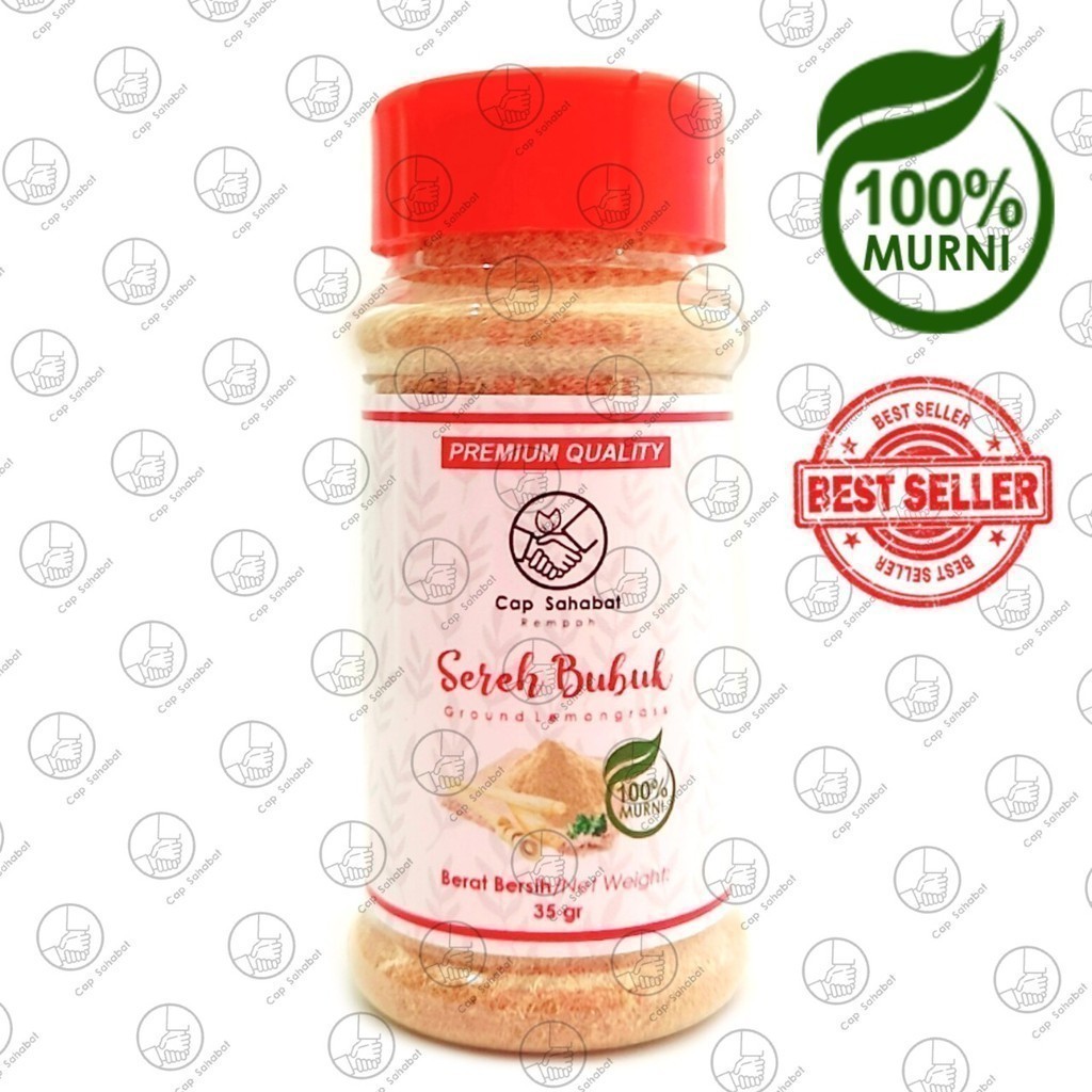 

Cap Sahabat - Sereh Bubuk Murni Botol Premium / Ground Lemongrass