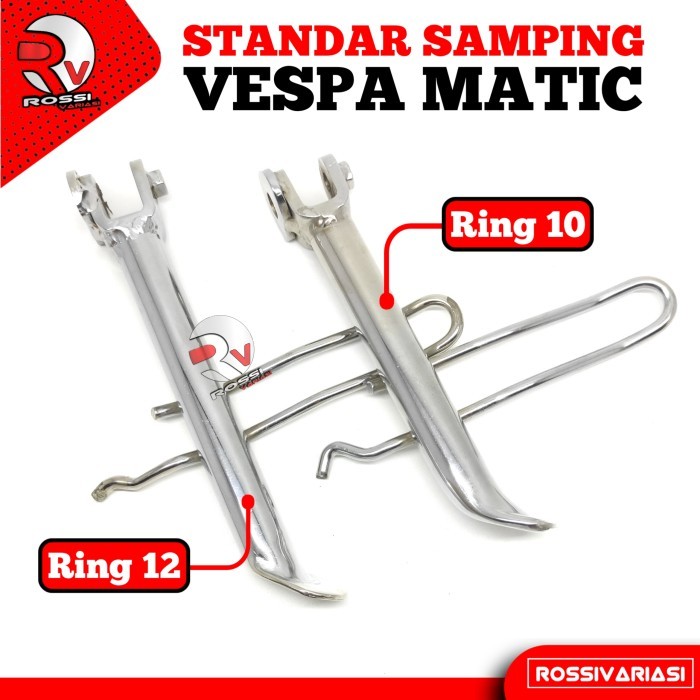 Standar Samping Vespa Matic Sprint Primavera 3V Iget Chrome