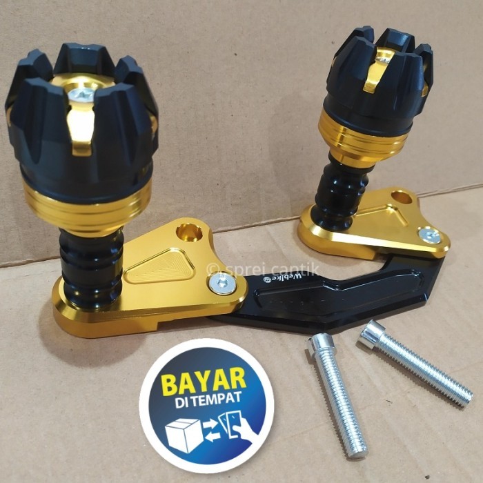 [Promo] Slider Jalu Pelindung Knalpot Nmax Aerox Lexi - Gold