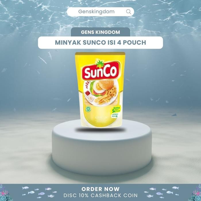 

terbaru !!! (abn01 x siscaananta) minyak sunco isi 4 pouch minyak kelapa sawit premium ready