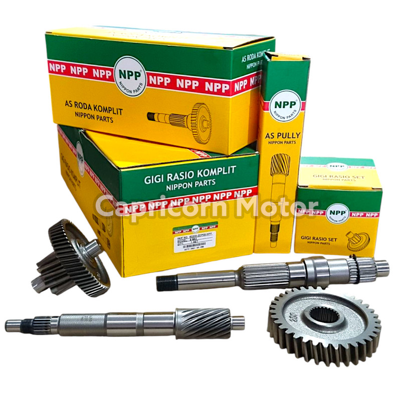 GIGI RASIO ASSY GARDAN SET NMAX OLD LAMA 155 GEARBOX SUSUN NPP