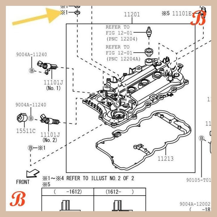 [SJY] WASHER SEAL KLEP TOYOTA INOVA FORTUNER NEW AVANZ XENIA CALYA AGYA ASLI