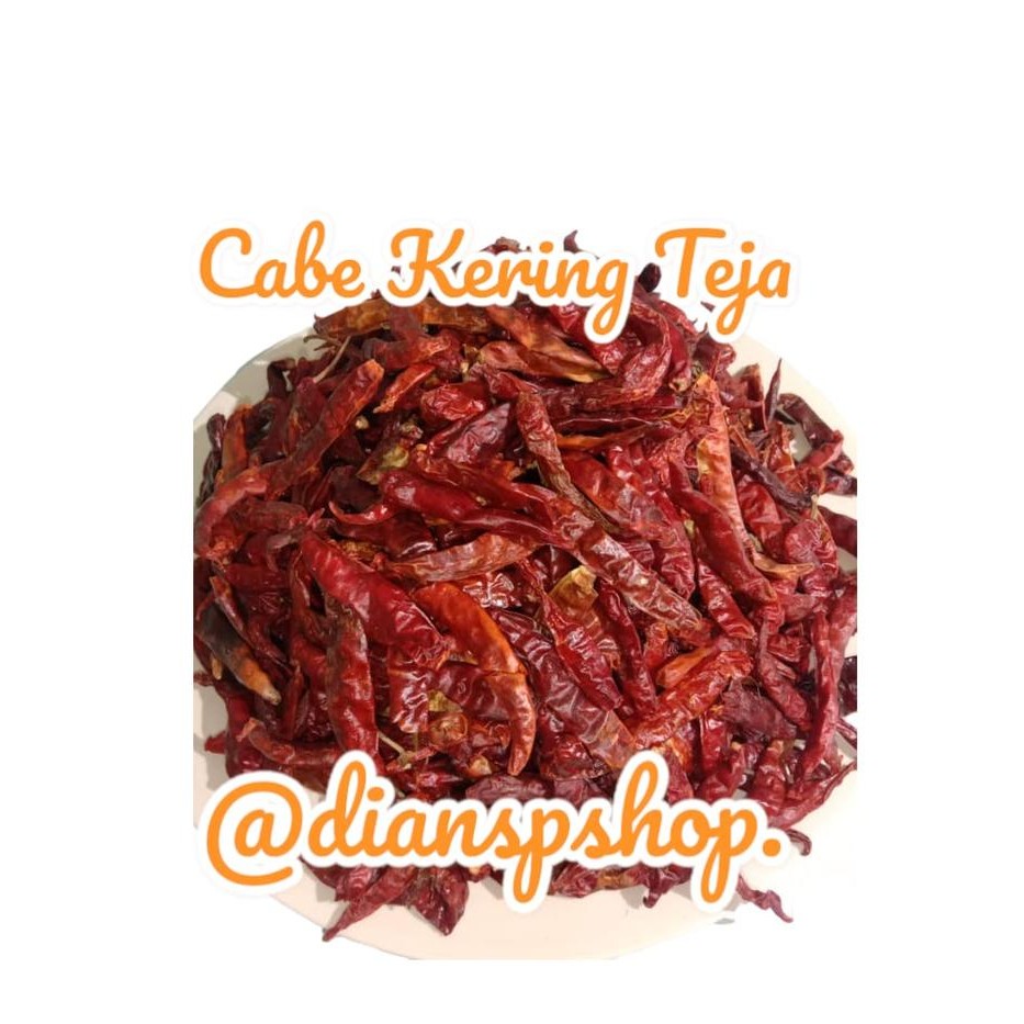 

Cabe Kering Teja 1Kg Dianspshop. Merah Food Pedas