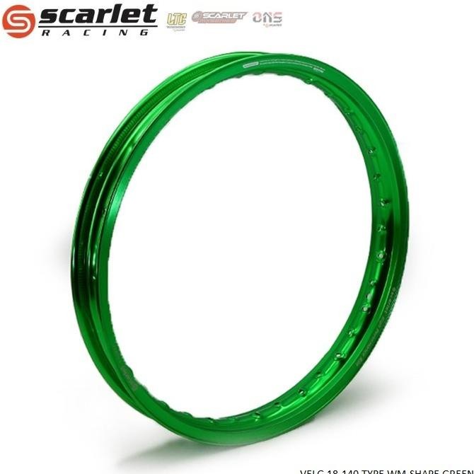SCARLET RACING Velg Pelek Rim Alloy Ring 18 140