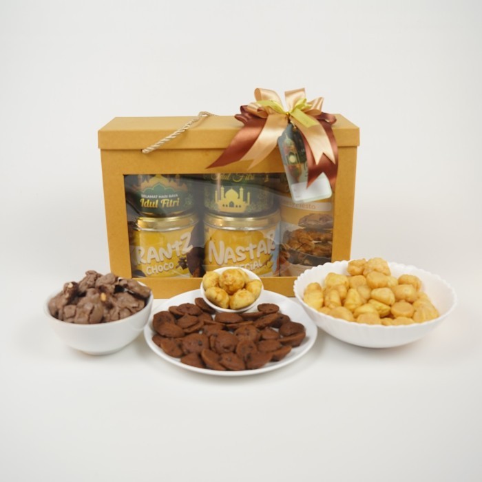 

Paket Rezeki - Hampers Parcel Bingkisan Lebaran Kue Kering Nastar