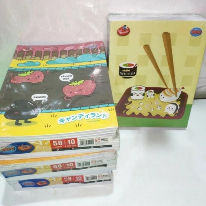 

Buku Tulis Sidu Skola 58 / 38 Lembar Isi 10 Buku Terlaris
