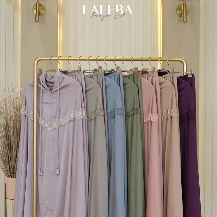 [VHIANA] Mukena Silk Laeeba Prayer Set New By Vhiana Silky Mukenah