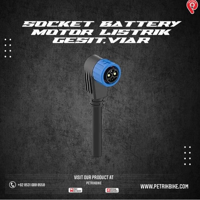 Murah Socket Baterai Motor Listrik Gesits/Viar