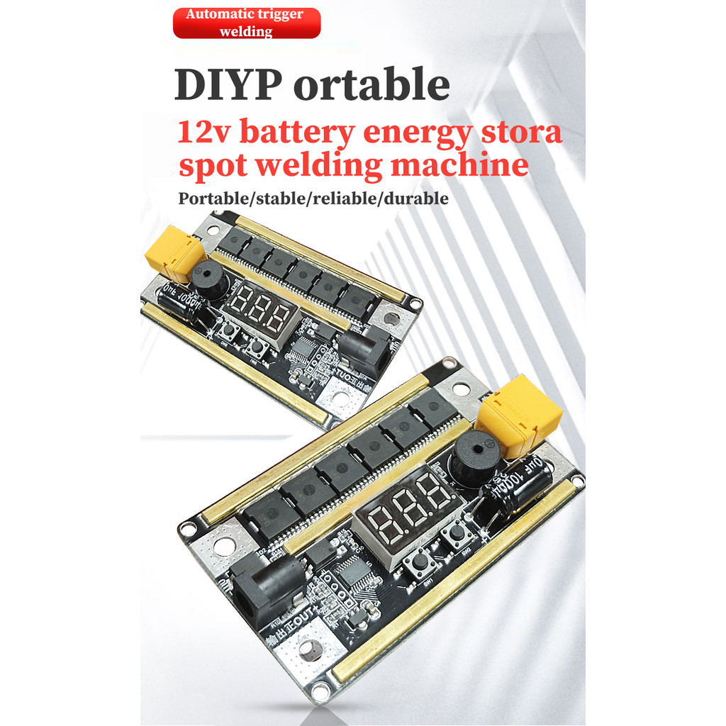 New  99 Gears 8V-24V Spot Welder Kit Digital Power Adjustable Spot Welding Pen Control Board Nickel 